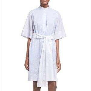 Phillip Lim Mixed Stripe Cotton Shirt Dress